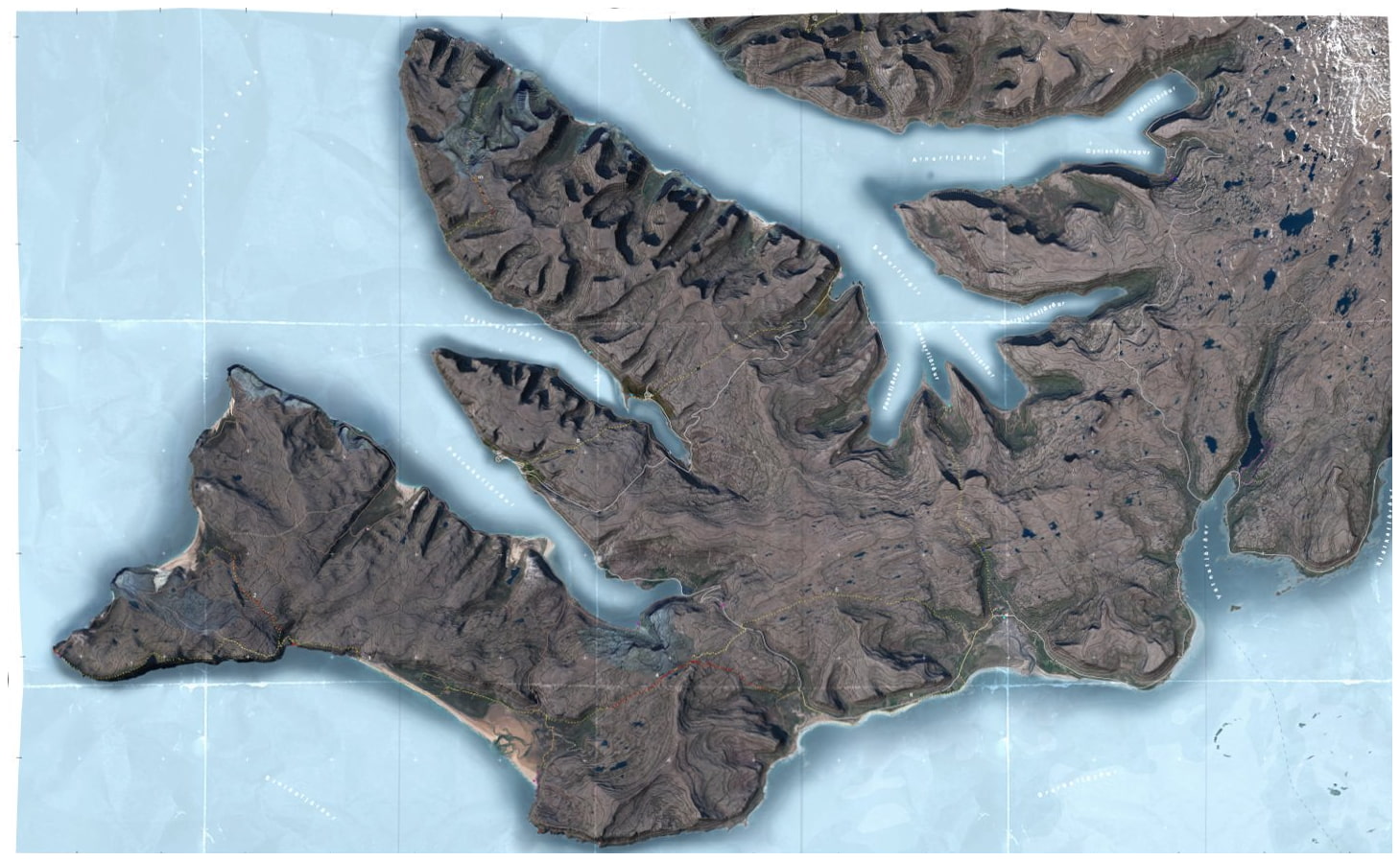 Tálknafjörður from above